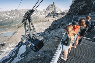 Testa Grigia online booking Zermatt Bergbahnen